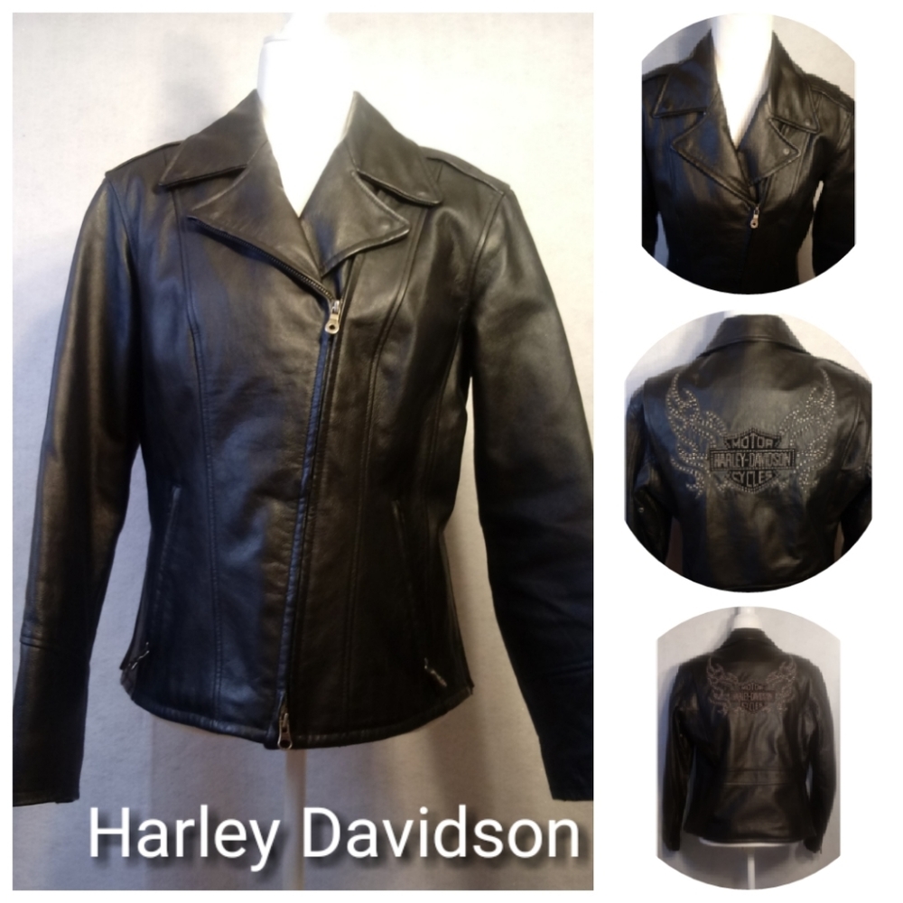 Genuine leather Harley Davidson Moto Jacket